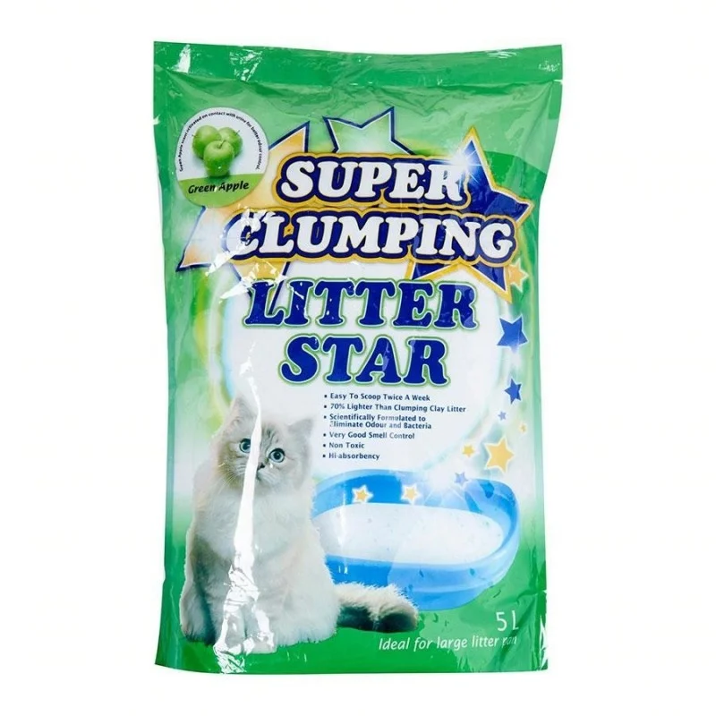 Little Star Super Clumping Green Apple Scented Cat Litter