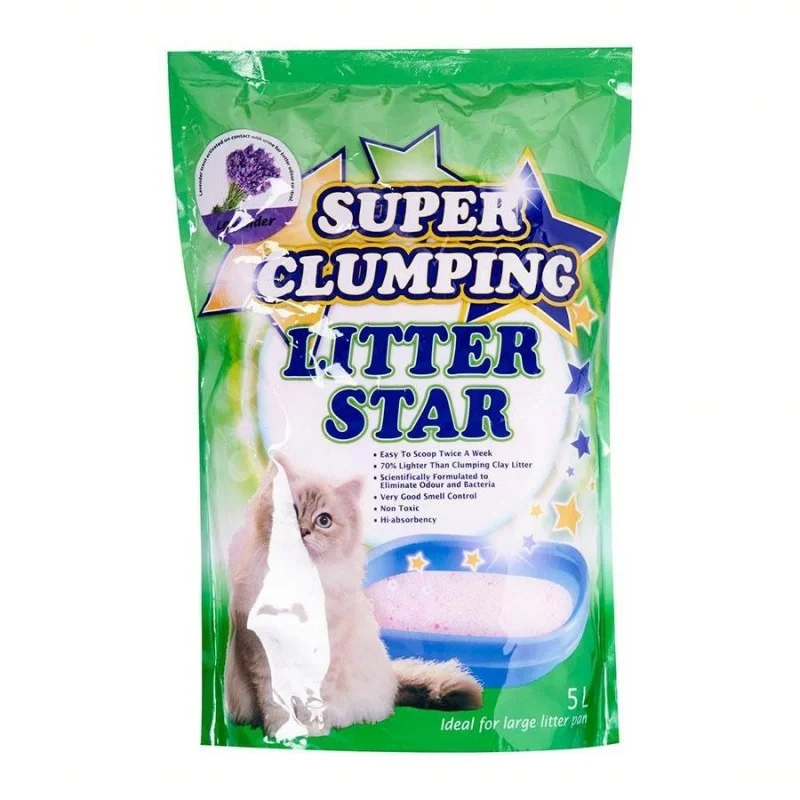 Little Star Super Clumping Lavender Scented Cat Litter