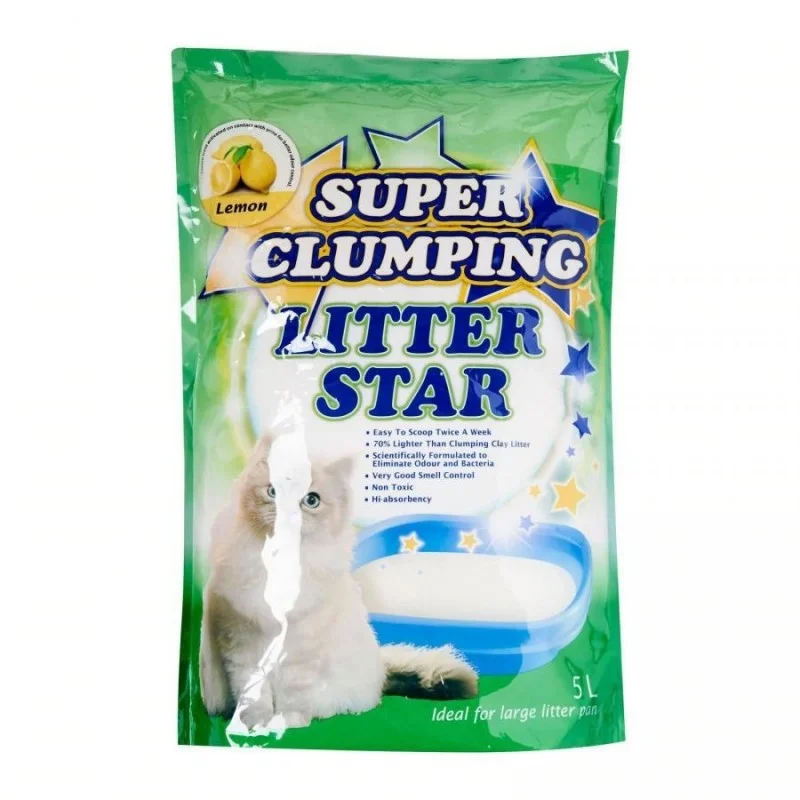 Little Star Super Clumping Lemon Scented Cat Litter