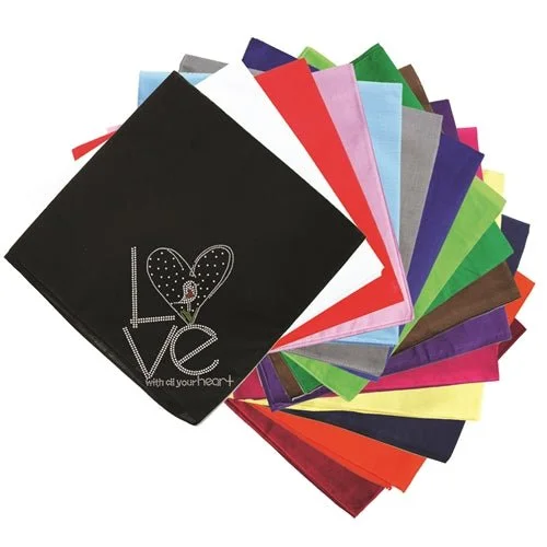 Love With All Your Heart Love Bird Bandana- Many Colors