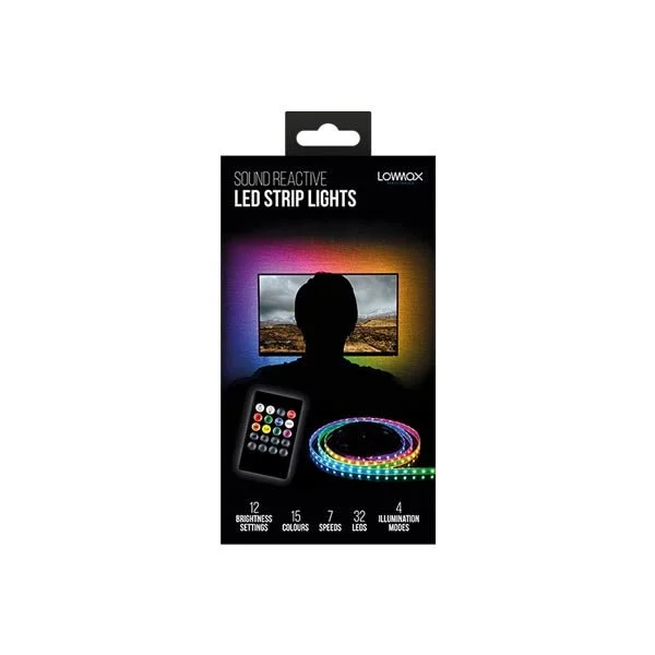 Lowmax Sound Reactive Led Strip Lights