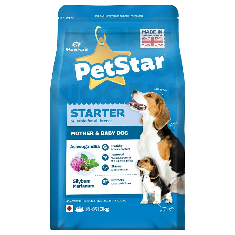 Mankind Petstar Starter Mother & Baby Dog Dry Food (Limited Shelf Life)