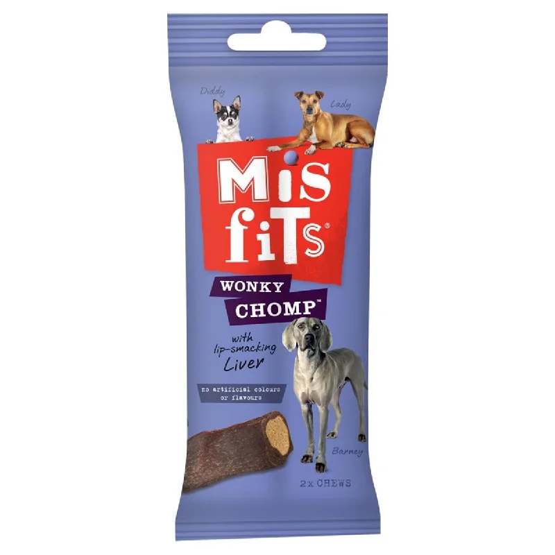 Misfits | Chewy Treat | Liver Wonky Chomp