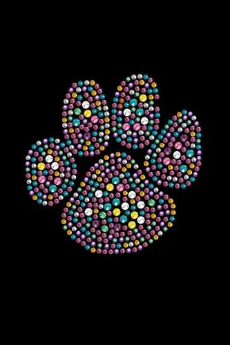 Multicolor Paw Bandana- Many Colors