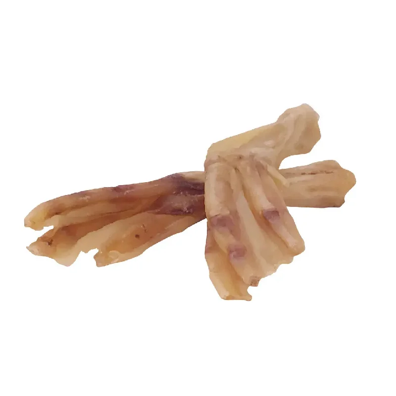 Natural Cravings Pedicured Duck Feet No Nails Chews for Dogs 100/case