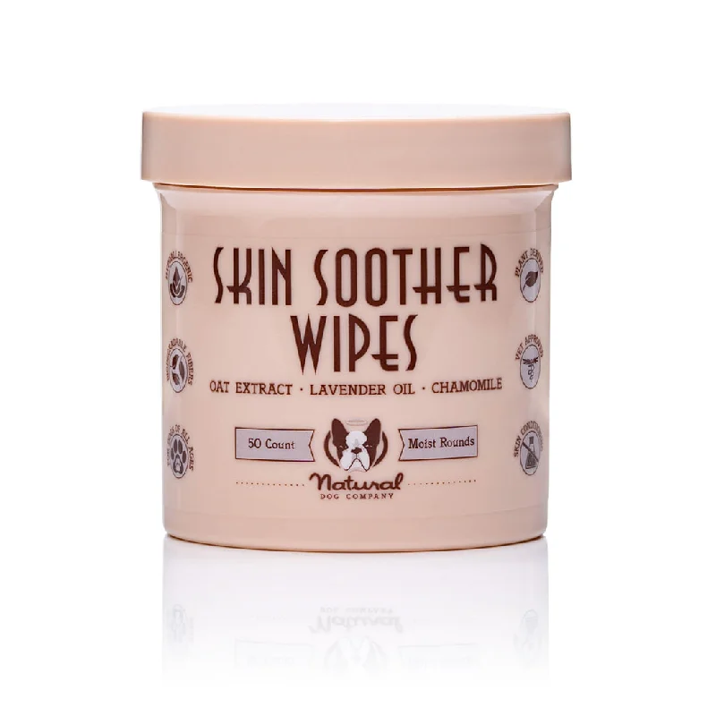 Natural Dog Company Skin Soother Wipes -Holistic Dog Balm