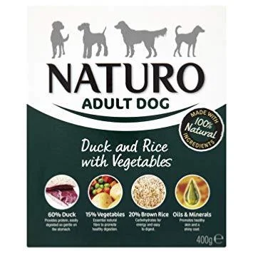 Naturo | Gluten Free Wet Dog Food | Duck & Rice with Vegetables - 150g