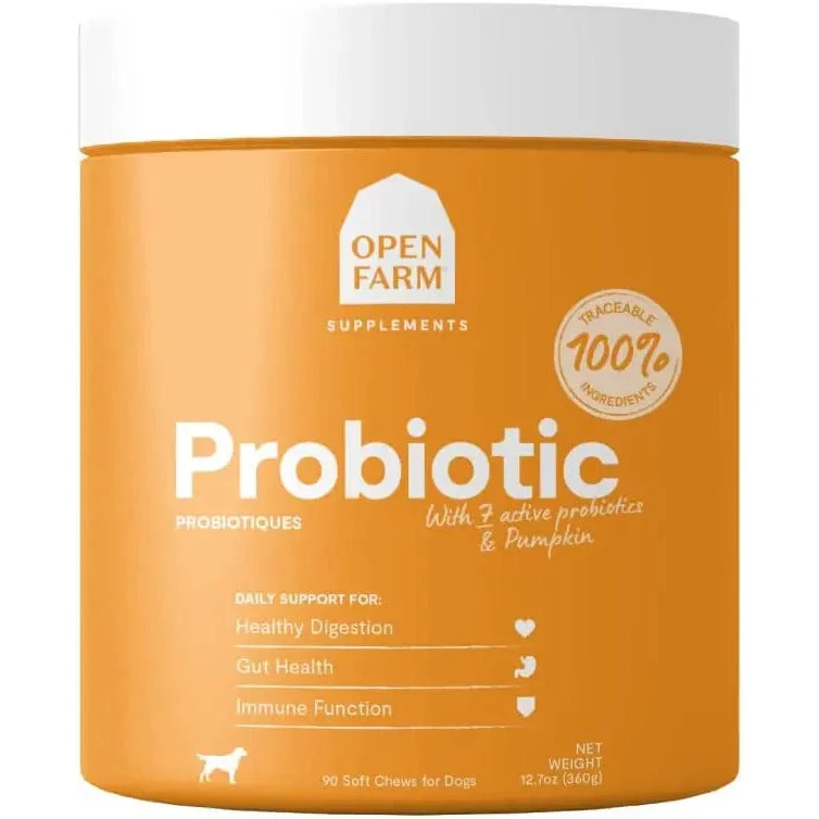 Open Farm Probiotic Chew Dog Supplement