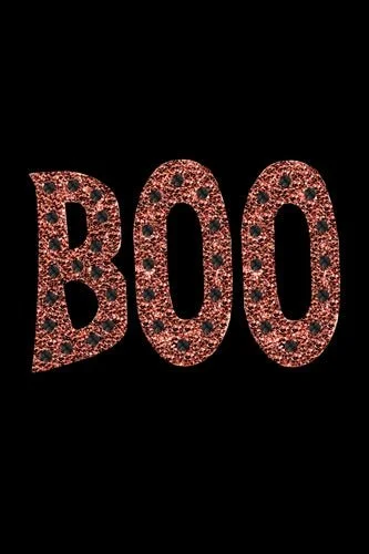 Orange Glitter Boo Rhinestuds Bandanas- Many Colors