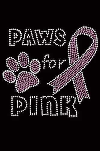 Paws for Pink Rhinestones Bandana - Many Colors