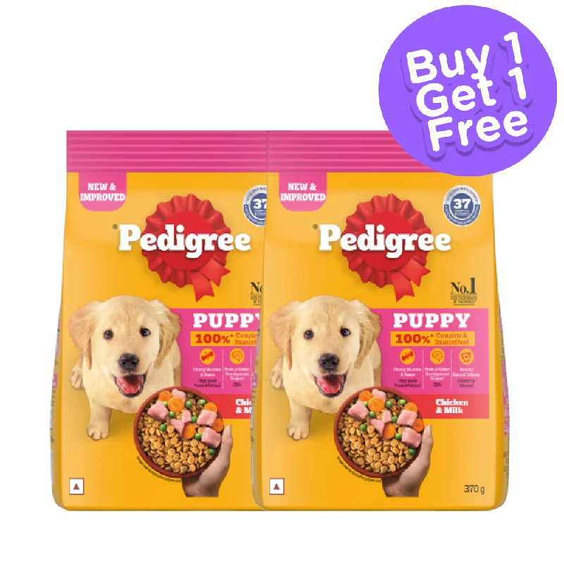 Pedigree Chicken and Milk Puppy Dog Dry Food (Limited Shelf Life) (Buy 1 Get 1)