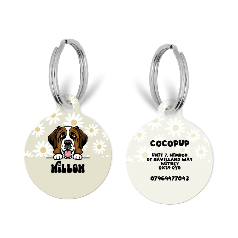 Personalised Dog Cartoon ID Tag - Daisy Chain