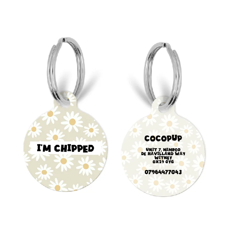 Personalised Text ID Tag - Daisy Chain