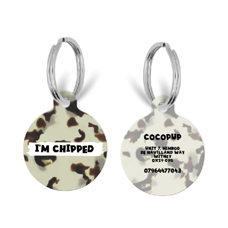 Personalised Text ID Tag - Ivory Tort