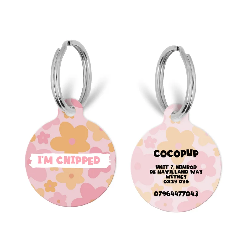 Personalised Text ID Tag - Summer Bloom