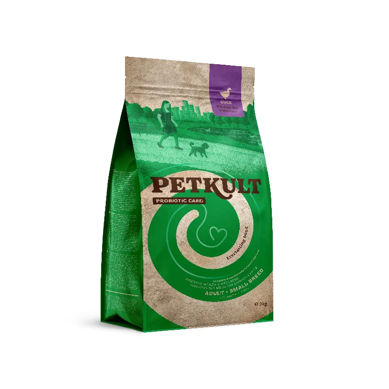 PETKULT Probiotics, Small, pačetina sa smeđom rižom, 2kg