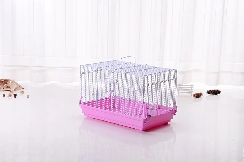 PETS CLUB HAMSTER CAGE WITH WATER BOTTLE & FOOD FEEDER 47x30x30cm