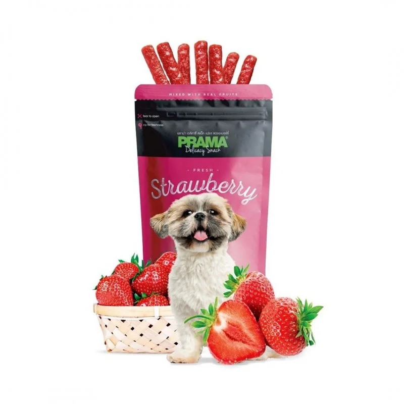 Prama Strawberry Dog Treats