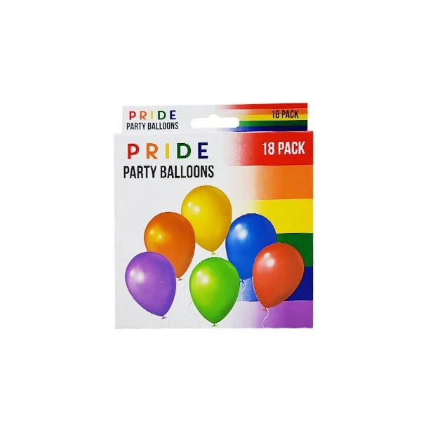 Pride Party Balloons 18 Pack