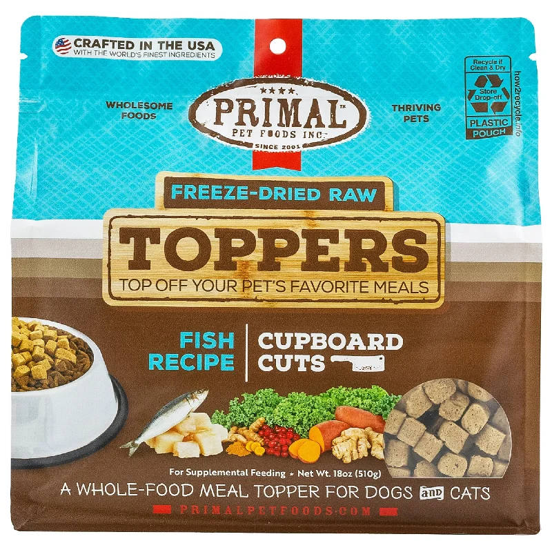 Primal Cupboard Cuts Fish Dog Food Topper - 18oz