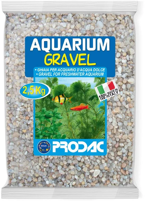 PRODAC Šljunak za akvarij, kvarcni, 2-3 mm, rozi, 2,5kg