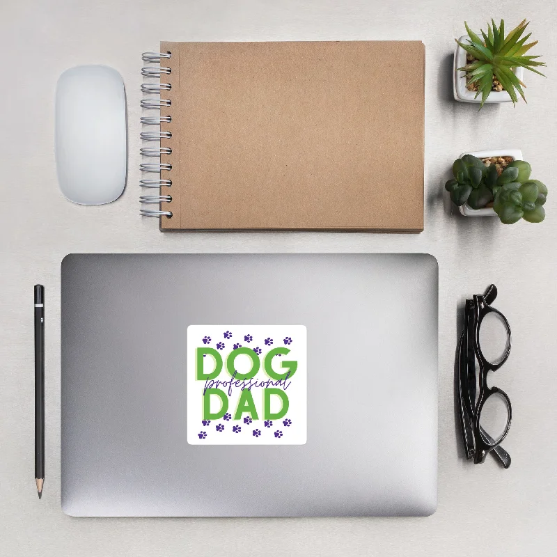 Professional Dog Dad vinyl sticker