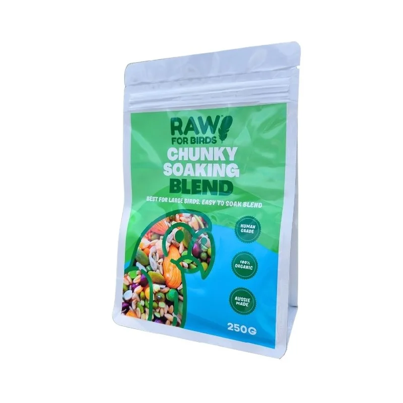 Raw for Birds Chunky Soaking Blend for Large Birds 1kg