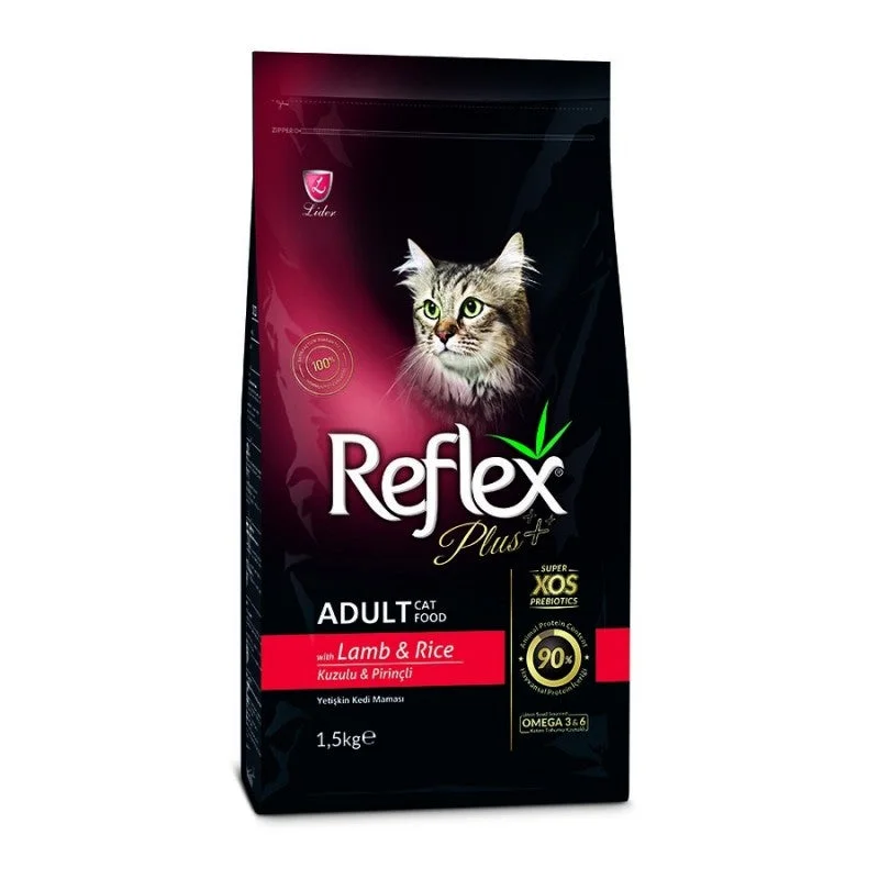 Reflex Plus Adult Cat With Lamb & Rice Dry Cat Food