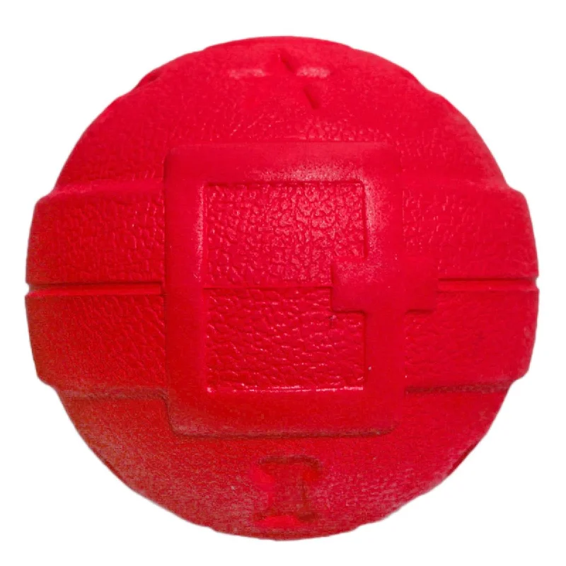 Cupid & Comet | Christmas Dog Toy | Easy Throw Festive Red Ball