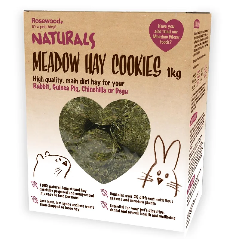 Rosewood Naturals | Small Pet Forage | Meadow Hay Cookies - 1kg