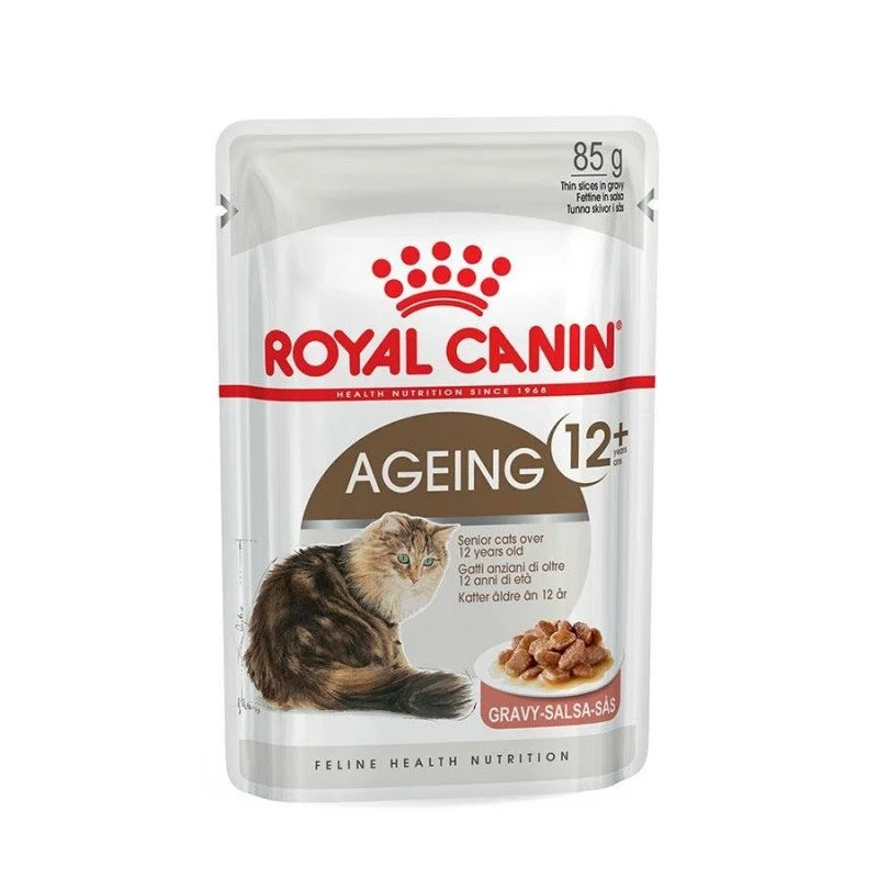 Royal Canin Feline Health Nutrition Ageing 12+ Pouch Cat Food