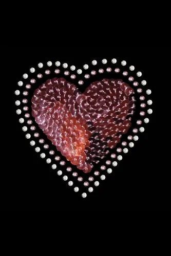 Sequin Pink Heart Bandana- Many Colors