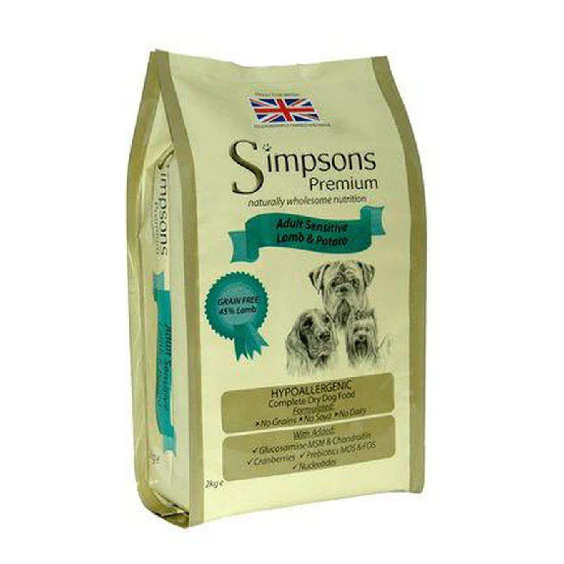 Simpsons Premium Adult Sensitive Lamb & Potato Grain Free Dog Food