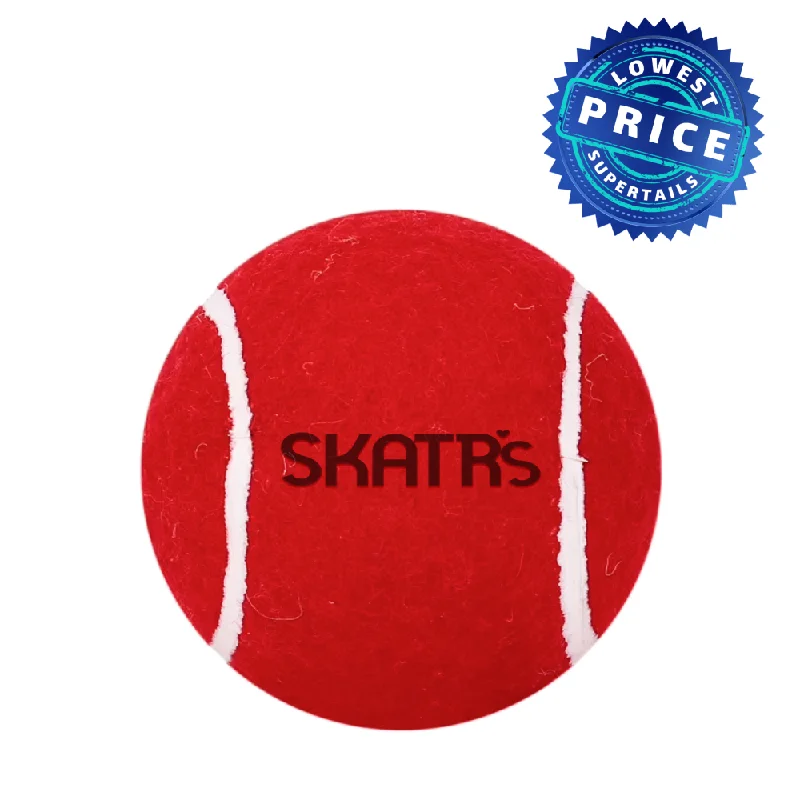 Skatrs Tennis Ball for Dogs (Red)