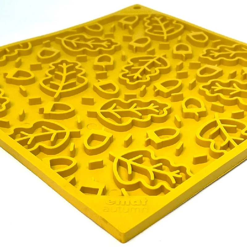 Sodapup Autumn Lickmat-Yellow Dog Enrichment Mat