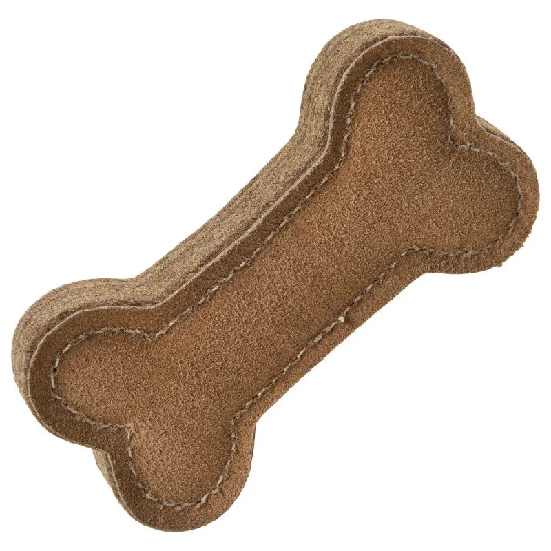 Spot Dura-fuse Leather Chunky Dog Toy 6 in