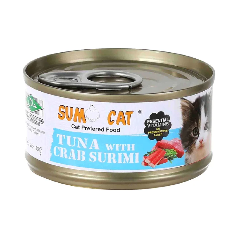 Sumo Cat Premium Tuna With Crab Surimi Canned Cat Food