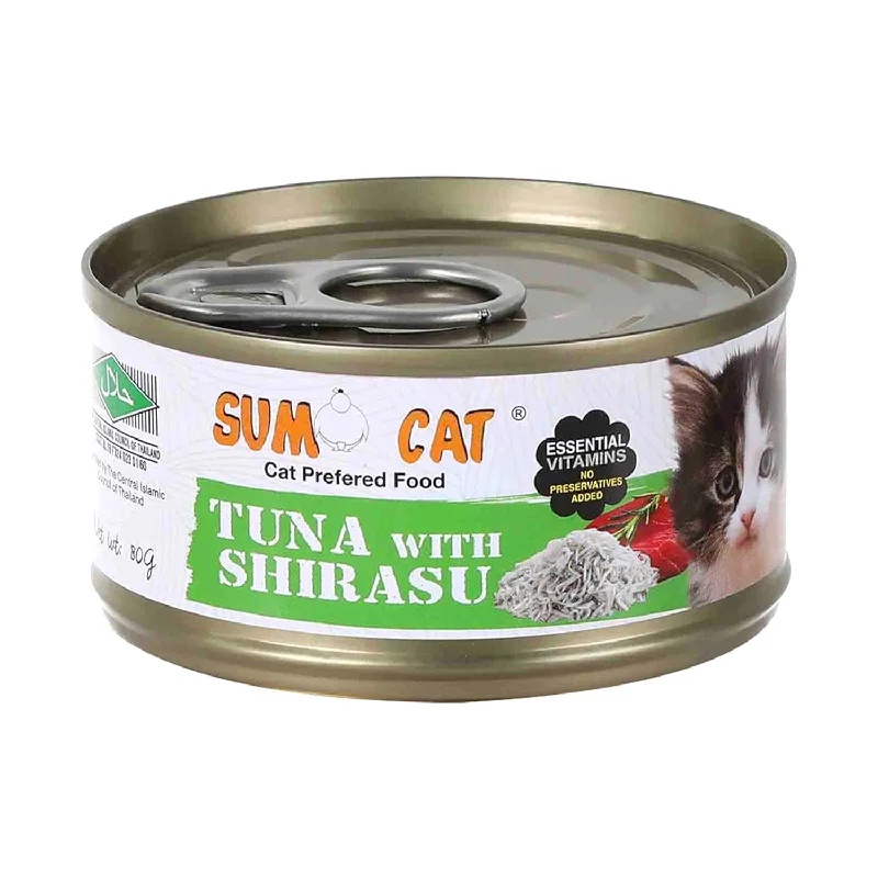 Sumo Cat Premium Tuna With Shirasu Canned Cat Food