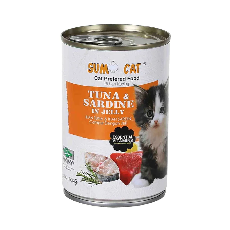 Sumo Cat Tuna & Sardine In Jelly Canned Cat Food