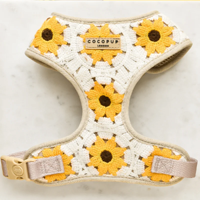 Sunflower Patch Adjustable Neck Harness