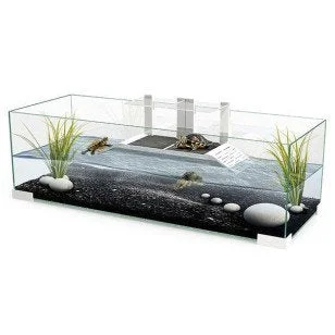 Ciano - Tartarium 80 Turtle Terrapin Reptile Glass Tank with 2 Ramps