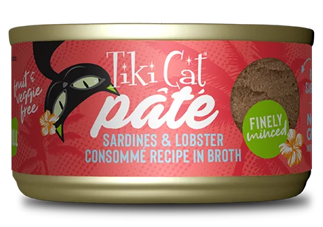 TIKI CAT Grill Sardine & Lobster Pâté, 80g (2.8oz)