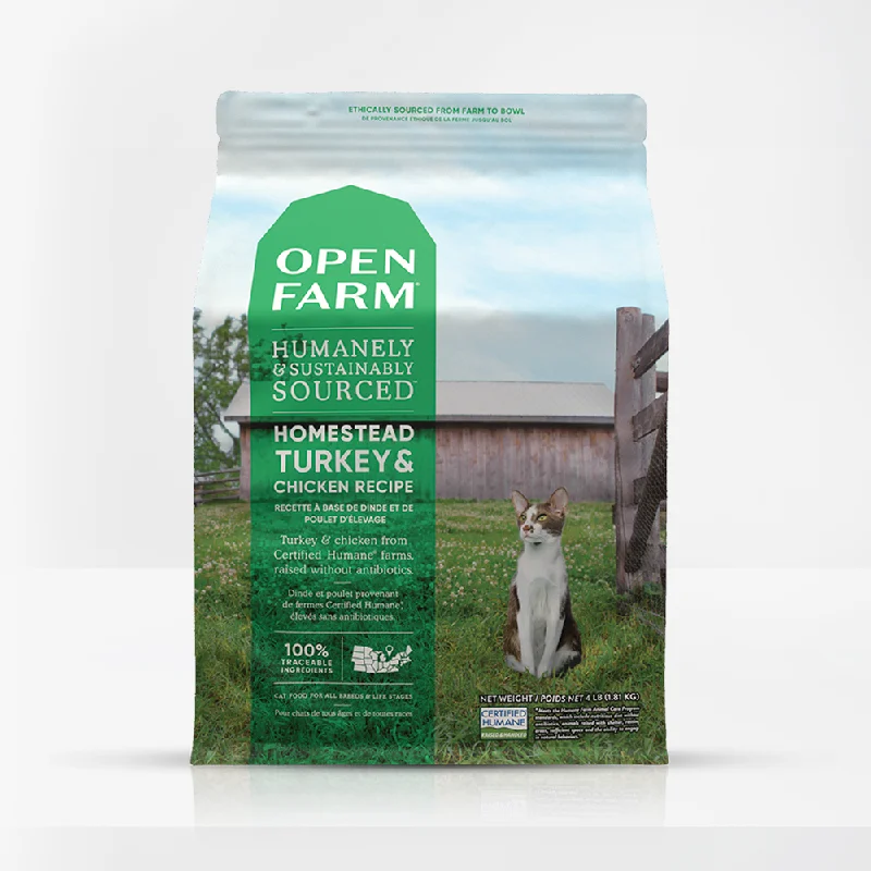 Open Farm Cat Recipe: Homestead Turkey & Chicken