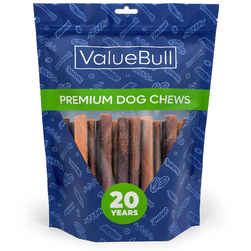 ValueBull Collagen Sticks, Beef Dog Chews, Medium 6 Inch, 25 Count