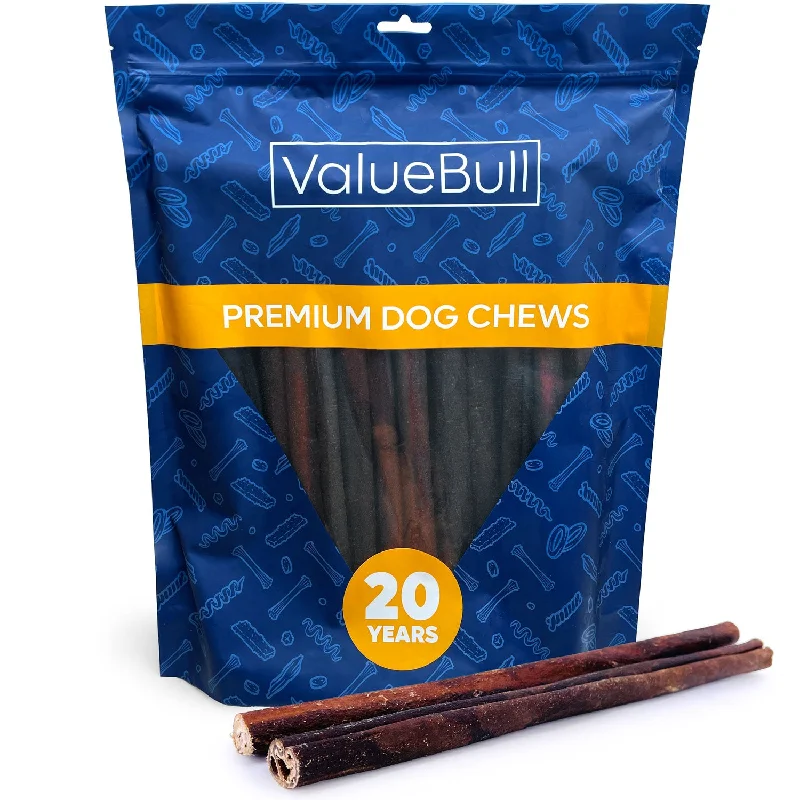 ValueBull Collagen Sticks, Beef Dog Chews, Thick 12 Inch, 25 Count