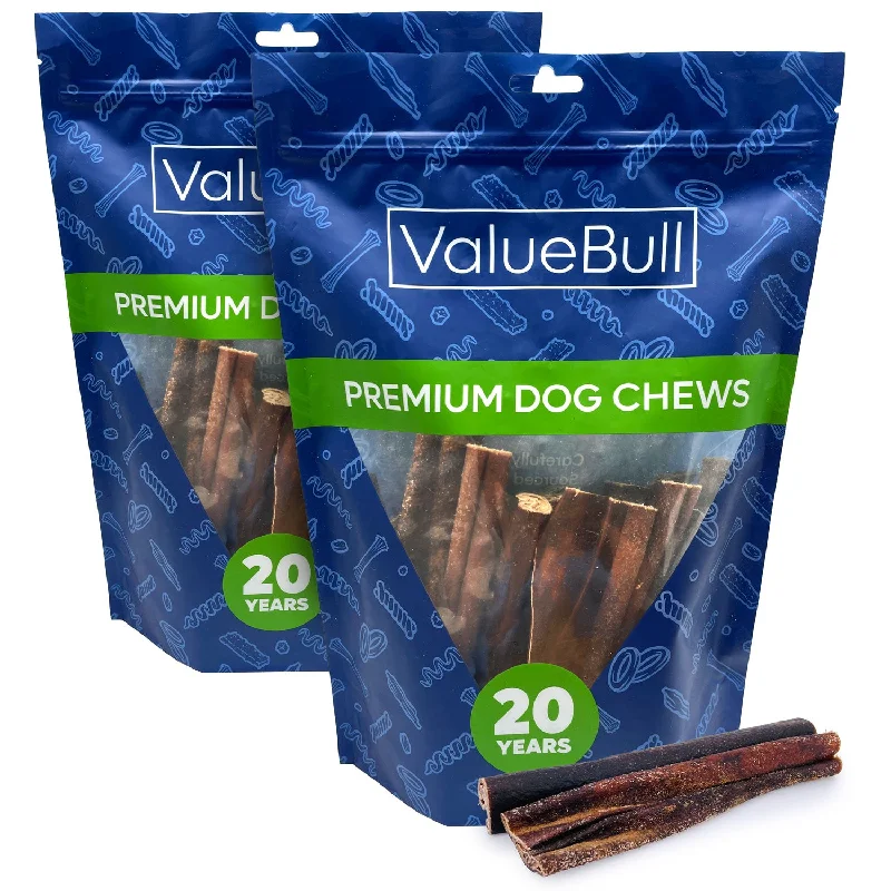 ValueBull Collagen Sticks Beef Dog Chews, Varied Shapes & Sizes, 2 Pounds