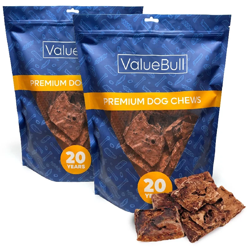 ValueBull Lamb Lung Wafers for Dogs, Premium 4 lb