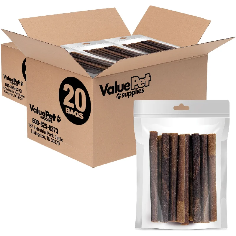 ValueBull USA Collagen Sticks, Premium Beef Dog Chews, Medium 6 Inch, 400 Count RESALE PACKS (40 x 10 Count)