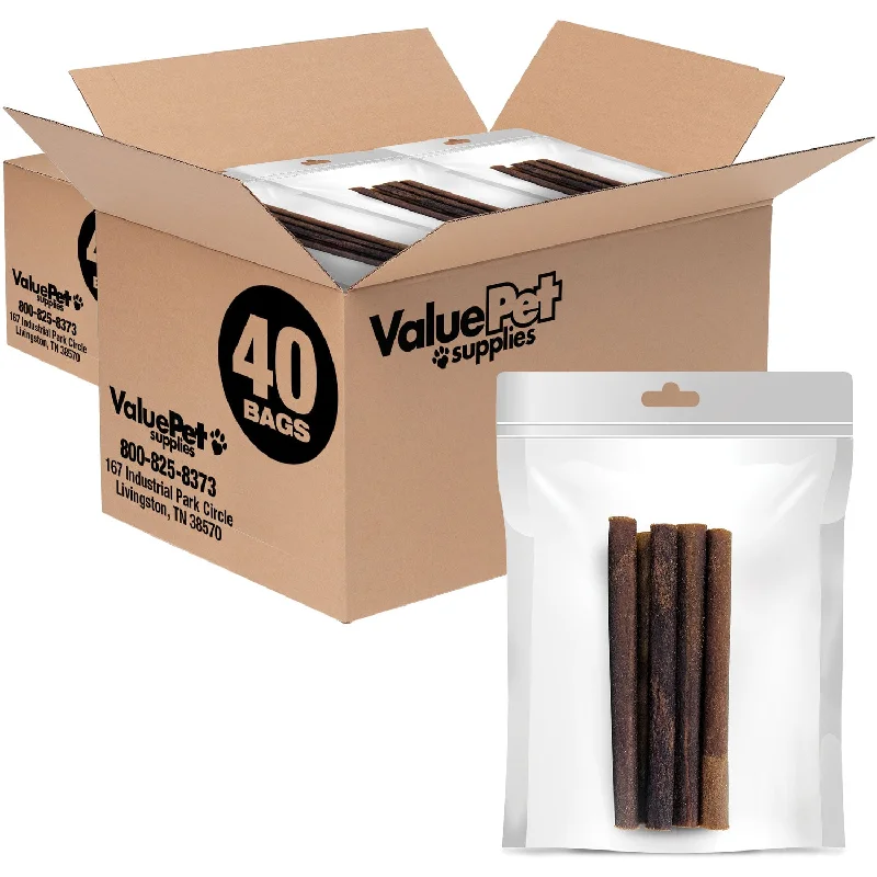 ValueBull USA Collagen Sticks, Premium Beef Dog Chews, Medium 6 Inch, 400 Count RESALE PACKS (80 x 5 Count)