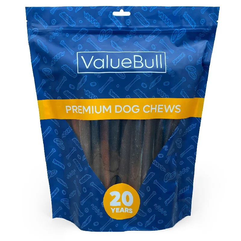 ValueBull USA Collagen Sticks, Premium Beef Dog Chews, Jumbo 12 Inch, 25 Count